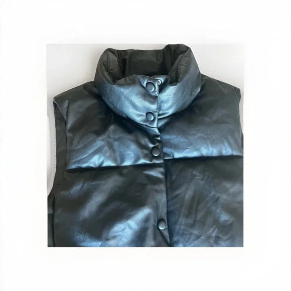 Zara Black Puffer Vest - Picture 8 of 9
